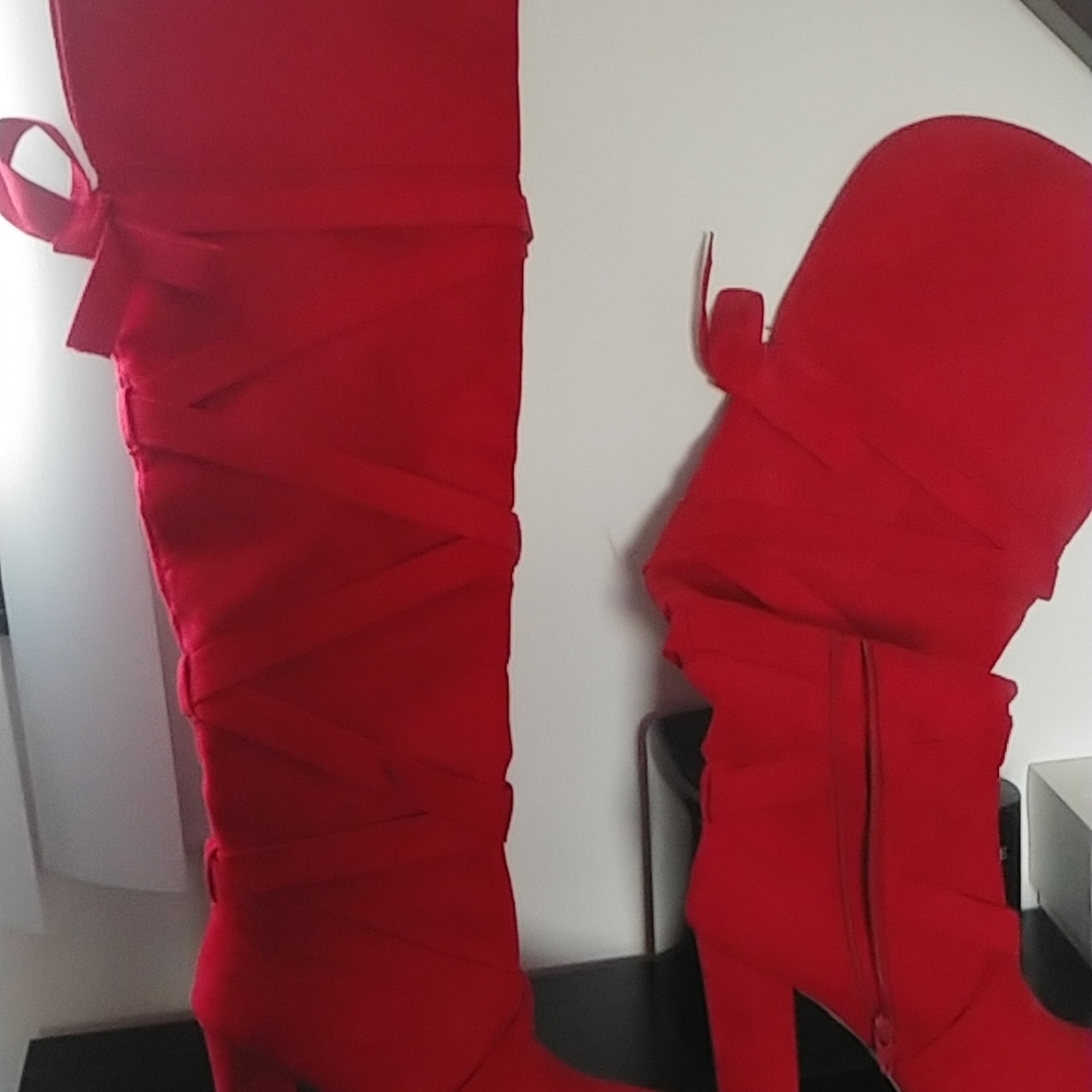 Red boots